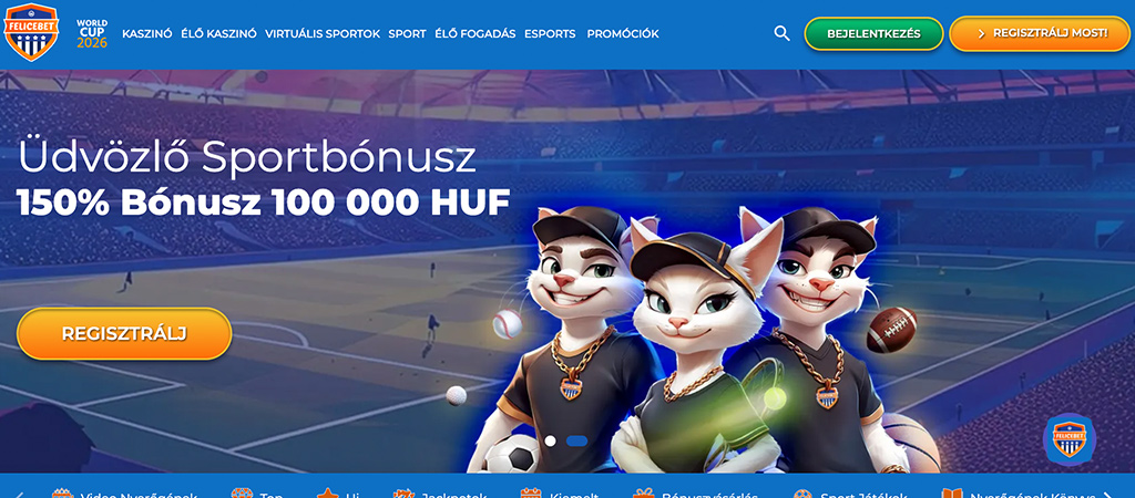 FeliceBet Casino, pörgess a legjobb gépeken és nyerj