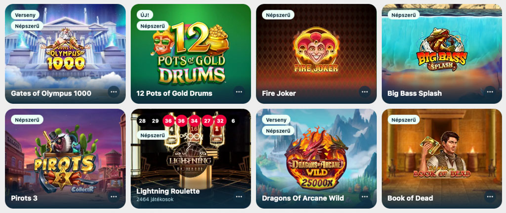 BoaBet Casino, online kaszinó, slot, nyerőgépek