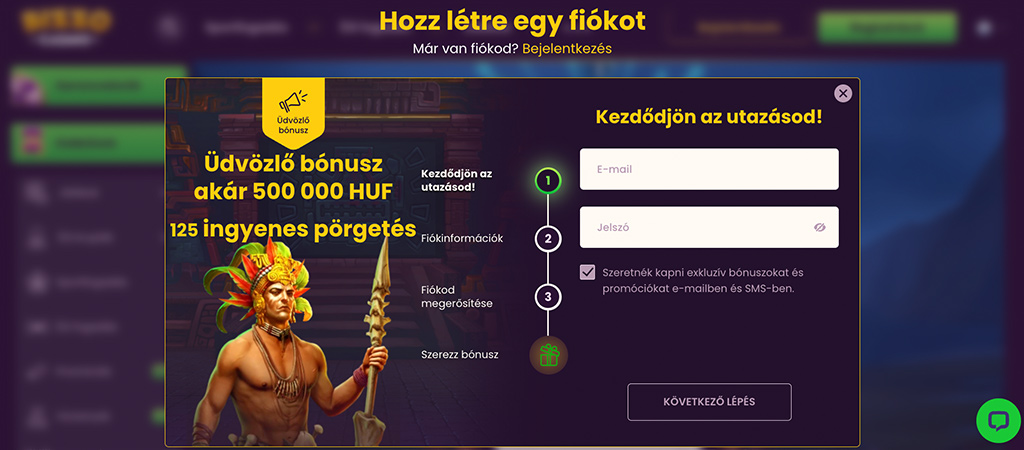 Magyarországi jogállás és felelősségteljes játék, regisztráció